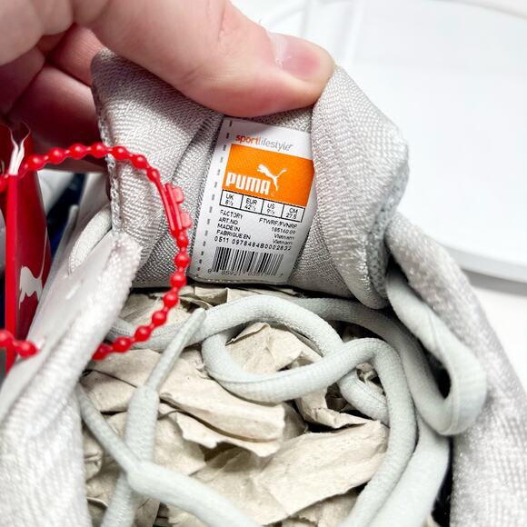 Puma Womens BioRide Gray, White & Blue Athletic cross Country Running Shoe  8.5 - Picture 6 of 8